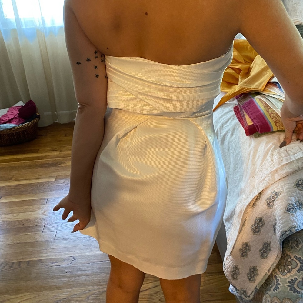Off-White Bcbgeneration Strapless Dress - image 2